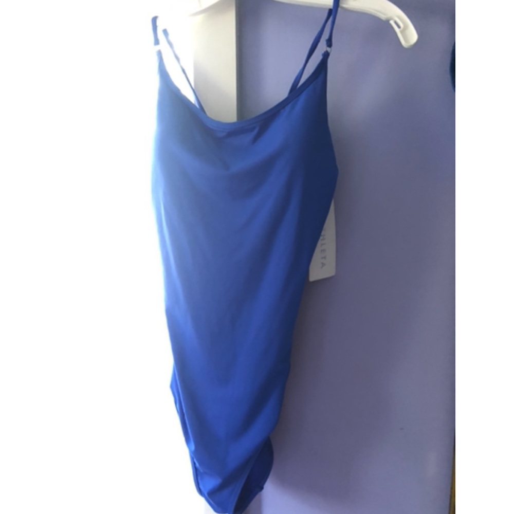 Athleta Skinny Strap Ring One Piece - Blue